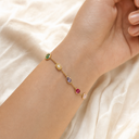 Iris Rainbow Gold Bracelet, view 2