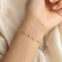 Nina Gold Gemstone Bracelet, view 2
