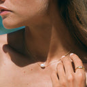 Tamsin Baroque Freshwater Pearl Choker Necklace, view 4