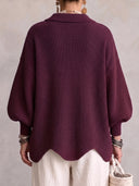Eleanor Oversized Collared Cardigan