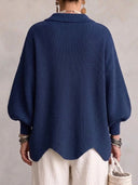 Eleanor Oversized Collared Cardigan
