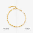 Jessamine Paperclip Chain Bracelet, view 6