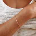 Jessamine Paperclip Chain Bracelet, view 11