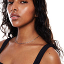 Martha Paperclip Chain Choker Necklace, view 7