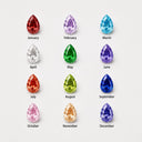 Flavia Personalised Toi et Moi Birthstone Stud Earrings, view 5
