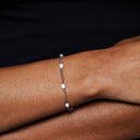 Leticia Genuine Freshwater Pearl Chain Bracelet, view 11