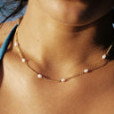 Ashlyn Dainty Freshwater Pearl Choker Necklace, view 4