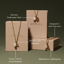 Una Initial Letter and Baroque Pearl Necklace, view 12