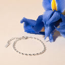 Adriana Pebble Link Beaded Chain Bracelet, view 6
