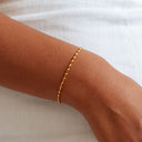 Adriana Pebble Link Beaded Chain Bracelet
