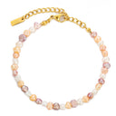 Evelina Pink Freshwater Pearl Bracelet, view 2
