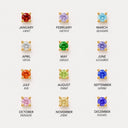 Ivana Birthstone Charm Chain Bracelet, view 17