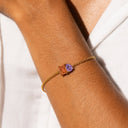 Talulah Two Stone Zircon Bracelet, view 2