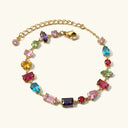 Jolie Multicolour Gold Bracelet in 18k gold plated stainless steel