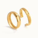 Xanthe Gold Bangle Set, view 2