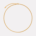 Gloria Gold Braided Chain Choker Necklace, view 4