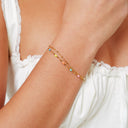 Helene Rainbow Double Layered Dainty Bracelet