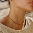Aisling Four Layer Shimmer Choker Necklace, view 9