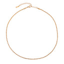 Aster Dainty Rope Chain Necklace, view 17