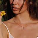Lucia Pink Cubic Zirconia Pendant Necklace, view 7