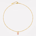 Lucia Pink Cubic Zirconia Pendant Necklace, view 4