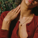 Chiara Birthstone Pendant Necklace, view 11