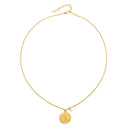 Nadia Saint Christopher Medallion Necklace with Pearl, view 5