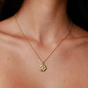 Phoebe Sand Dollar Pendant Necklace