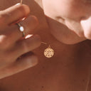 Phoebe Sand Dollar Pendant Necklace, view 7