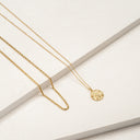 Phoebe Sand Dollar Pendant Necklace, view 8