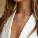 Phoebe Sand Dollar Pendant Necklace, view 6