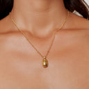 Kaia Gold Scarab Pendant Necklace