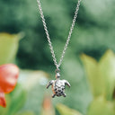 Meadow Sea Turtle Pendant Necklace, view 3