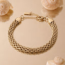 Olympia Woven Statement Bracelet, view 9