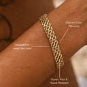 Olympia Woven Statement Bracelet, view 3