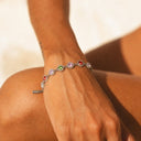 Elena White Zircon Charm Chain Bracelet, view 9