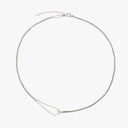 Zora Minimalist Gold Chain Choker Necklace, view 10