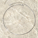 Violet Fine Snake Chain Choker Necklace, view 10