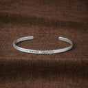 Clarissa Slim Minimal Bangle Bracelet, view 6