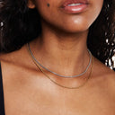 Aster Dainty Rope Chain Necklace, view 5