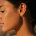 Rilla Tiny Huggie Hoop Earrings, view 14