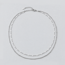 Dahlia Double Layered Enamel & Beaded Choker Necklace, view 11