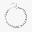 Imelda Mixed Chain Layered Bracelet, view 5