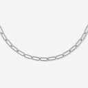 Martha Paperclip Chain Choker Necklace, view 14