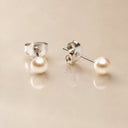 Nerissa Freshwater Pearl Stud Earrings, view 9