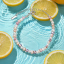 Evelina Pink Freshwater Pearl Bracelet, view 11