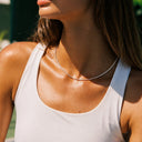 Aster Dainty Rope Chain Necklace, view 15