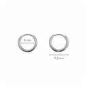 Rilla Tiny Huggie Hoop Earrings, view 13