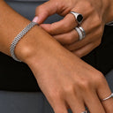 Olympia Woven Statement Bracelet, view 19