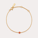 Ivana Birthstone Charm Chain Bracelet, view 6